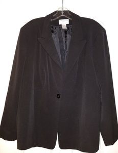 Worthington stretch women's black suit jacket
